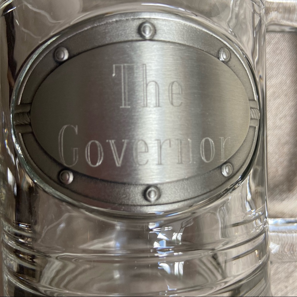 Hello Governor! Things Remembered   Pewter 16oz.